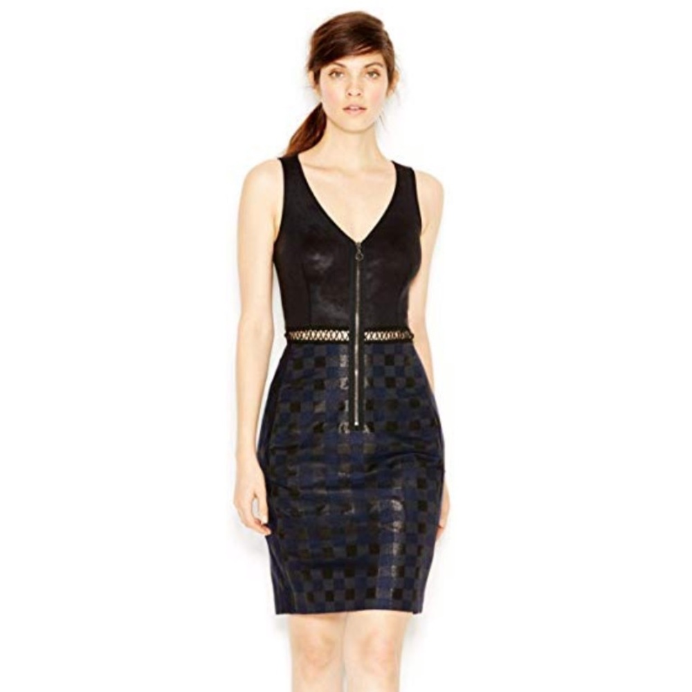 NWT/RACHEL Rachel Roy "Live Life Blue Combo" Dress